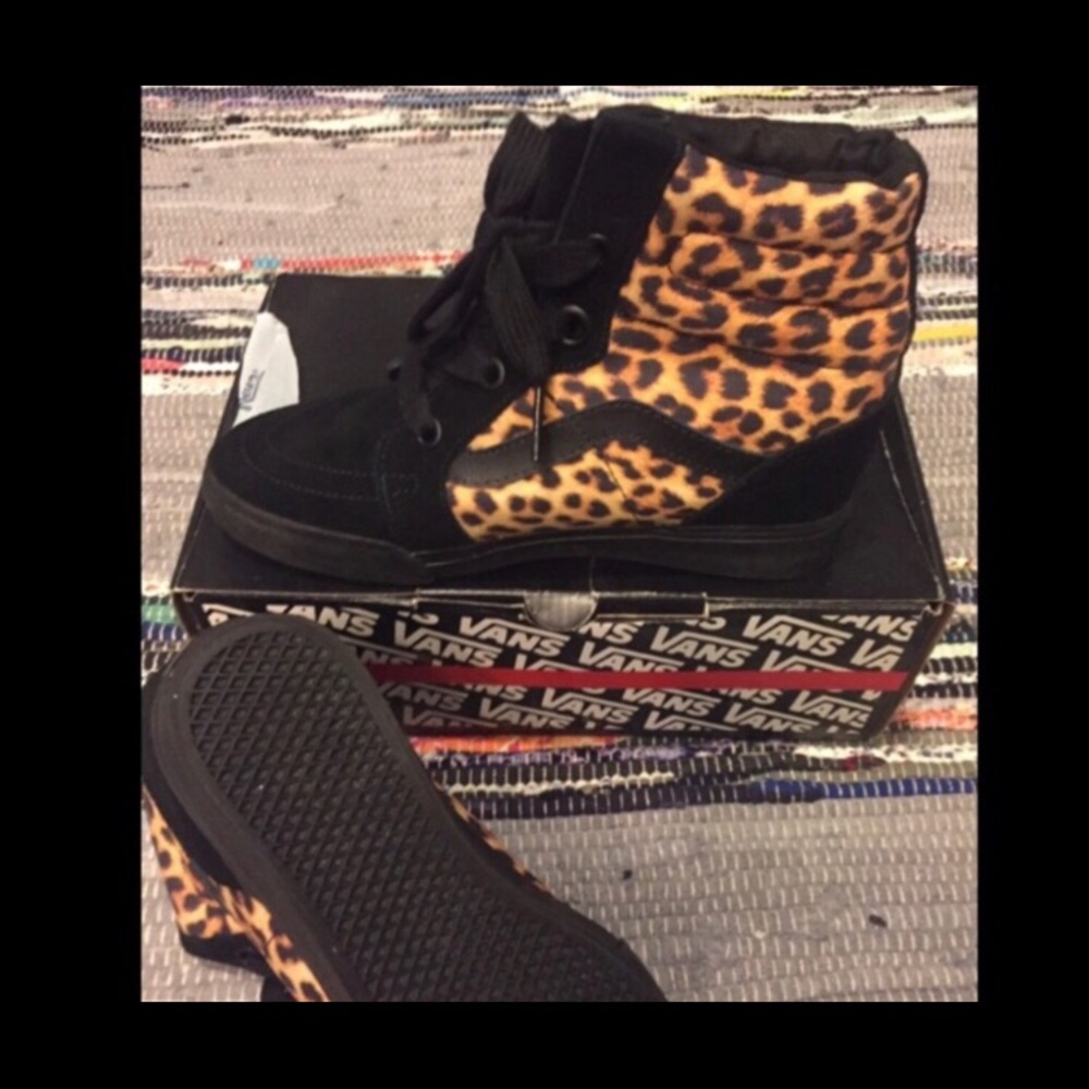 Vans Cheetah Sneaker Wedges